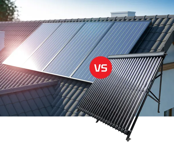 Plochý panel vs Trubicový kolektor